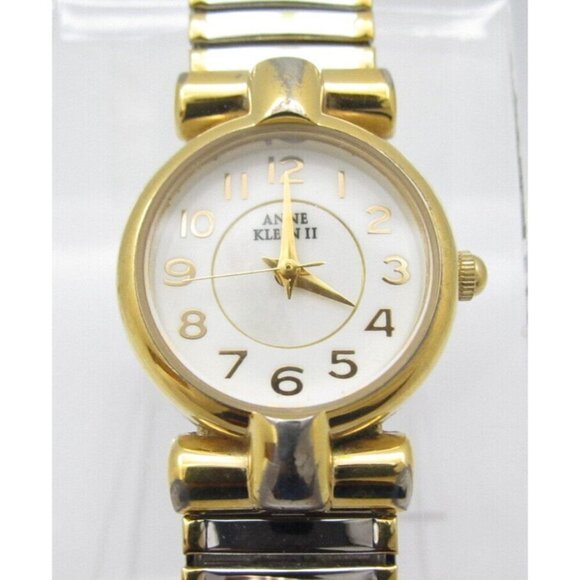 Women Anne Klein II Quartz WR Analog 22mm Round Watch (H537) "New Battery" - Picture 1 of 10